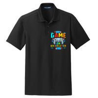 Game On Kindergarten Funny Back To School Video Games Boy Dry Zone Grid Polo