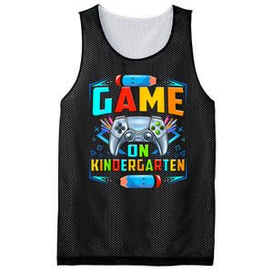 Game On Kindergarten Funny Back To School Video Games Boy Mesh Reversible Basketball Jersey Tank