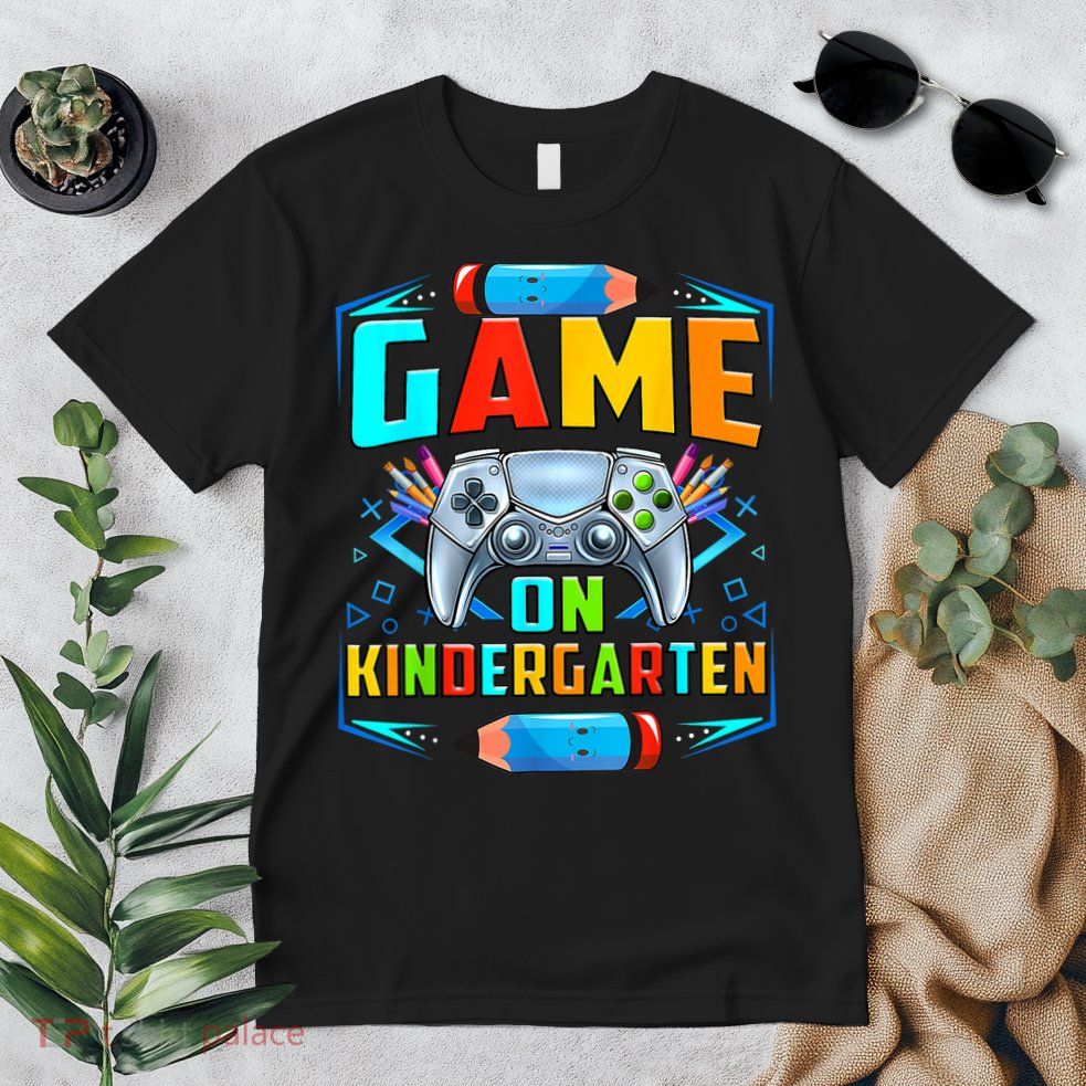 Game On Kindergarten Funny Back To School Video Games Boy Premium T-Shirt