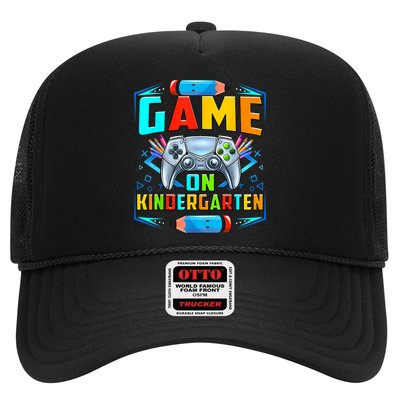Game On Kindergarten Funny Back To School Video Games Boy Trucker Hat