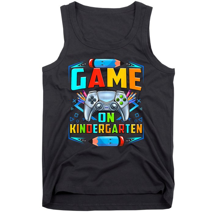 Game On Kindergarten Funny Back To School Video Games Boy Tank Top