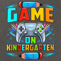Game On Kindergarten Funny Back To School Video Games Boy Cotton Canvas Backpack