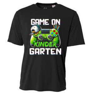 Game On Kindergarten Back To School Funny Gamer Cooling Performance Crew T-Shirt