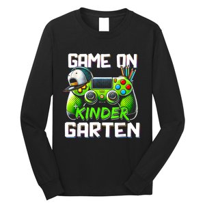 Game On Kindergarten Back To School Funny Gamer Long Sleeve Shirt