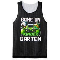 Game On Kindergarten Back To School Funny Gamer Mesh Reversible Basketball Jersey Tank