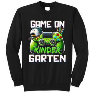 Game On Kindergarten Back To School Funny Gamer Tall Sweatshirt