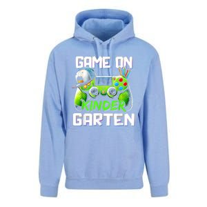 Game On Kindergarten Back To School Funny Gamer Unisex Surf Hoodie