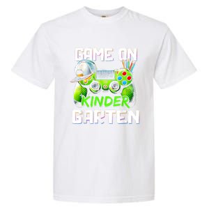 Game On Kindergarten Back To School Funny Gamer Garment-Dyed Heavyweight T-Shirt