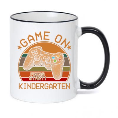 Game On Kindergarten Back To School Gamer Funny Funny Gift 11oz Black Color Changing Mug