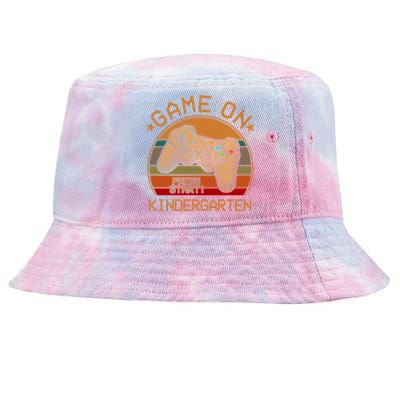 Game On Kindergarten Back To School Gamer Funny Funny Gift Tie-Dyed Bucket Hat