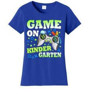 Game On Kindergarten Back To School Gamer Video Games Funny Gift Women's T-Shirt