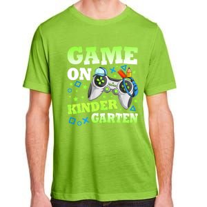 Game On Kindergarten Back To School Gamer Video Games Gift Adult ChromaSoft Performance T-Shirt