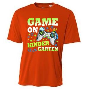 Game On Kindergarten Back To School Gamer Video Games Gift Cooling Performance Crew T-Shirt