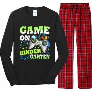 Game On Kindergarten Back To School Gamer Video Games Gift Long Sleeve Pajama Set