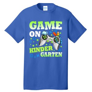 Game On Kindergarten Back To School Gamer Video Games Gift Tall T-Shirt