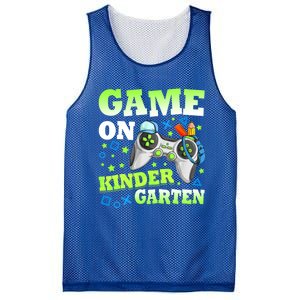 Game On Kindergarten Back To School Gamer Video Games Gift Mesh Reversible Basketball Jersey Tank