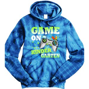 Game On Kindergarten Back To School Gamer Video Games Gift Tie Dye Hoodie