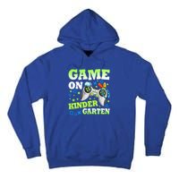 Game On Kindergarten Back To School Gamer Video Games Gift Tall Hoodie