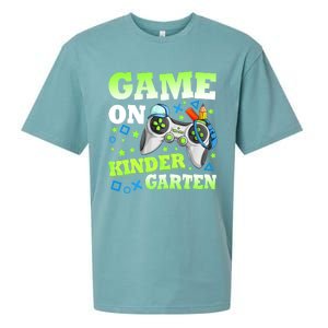 Game On Kindergarten Back To School Gamer Video Games Gift Sueded Cloud Jersey T-Shirt