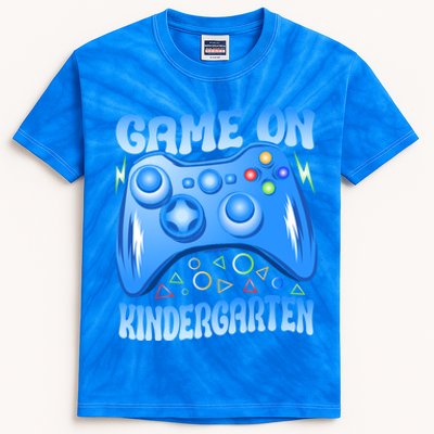 Game On Kindergarten Back To School Video Games Blue Gift Kids Tie-Dye T-Shirt