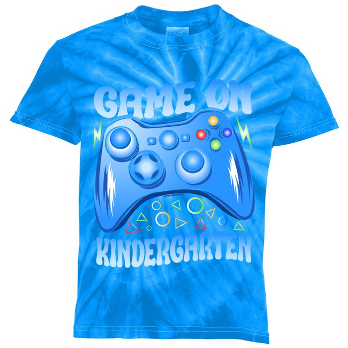 Game On Kindergarten Back To School Video Games Blue Gift Kids Tie-Dye T-Shirt