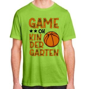 Game On Kindergarten Basketball Funny Back To School Cute Gift Adult ChromaSoft Performance T-Shirt