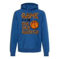 Game On Kindergarten Basketball Funny Back To School Cute Gift Premium Hoodie