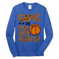 Game On Kindergarten Basketball Funny Back To School Cute Gift Tall Long Sleeve T-Shirt