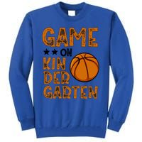 Game On Kindergarten Basketball Funny Back To School Cute Gift Tall Sweatshirt