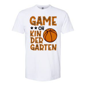 Game On Kindergarten Basketball Funny Back To School Cute Gift Softstyle CVC T-Shirt