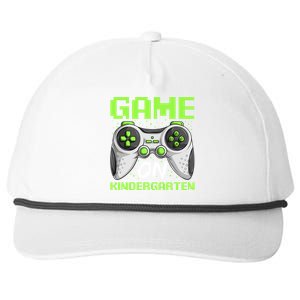 Game On Kindergarten Gift Back To School Video Gamer Gift Snapback Five-Panel Rope Hat