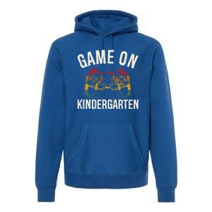 Game On Kindergarten Funny Back To School First Day Of Cute Gift Premium Hoodie