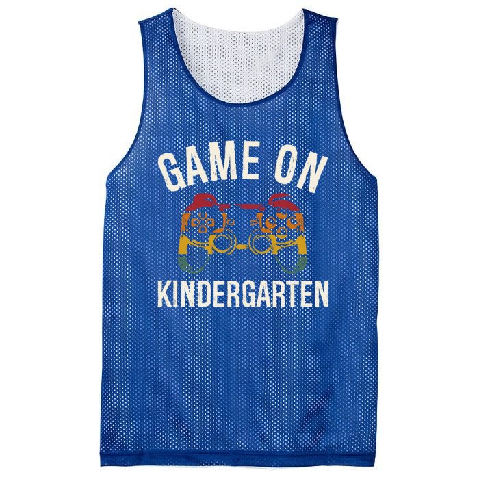 Game On Kindergarten Funny Back To School First Day Of Cute Gift Mesh Reversible Basketball Jersey Tank