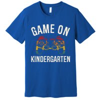 Game On Kindergarten Funny Back To School First Day Of Cute Gift Premium T-Shirt