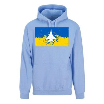 Ghost Of Kyiv Ukraine Flag Unisex Surf Hoodie