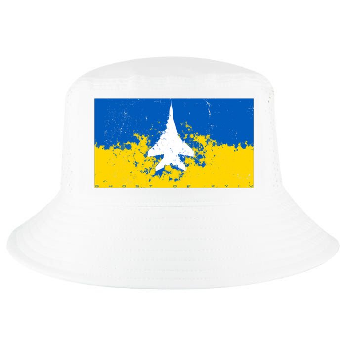 Ghost Of Kyiv Ukraine Flag Cool Comfort Performance Bucket Hat