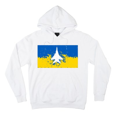 Ghost Of Kyiv Ukraine Flag Hoodie