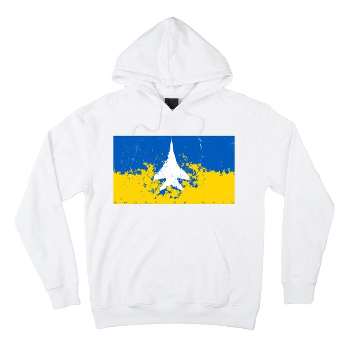 Ghost Of Kyiv Ukraine Flag Hoodie