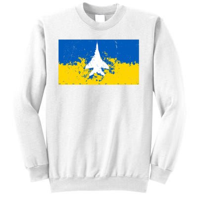 Ghost Of Kyiv Ukraine Flag Sweatshirt