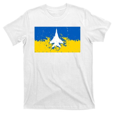 Ghost Of Kyiv Ukraine Flag T-Shirt