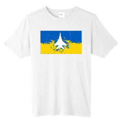 Ghost Of Kyiv Ukraine Flag Tall Fusion ChromaSoft Performance T-Shirt