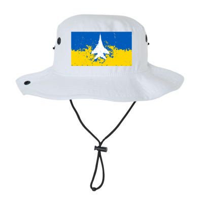 Ghost Of Kyiv Ukraine Flag Legacy Cool Fit Booney Bucket Hat