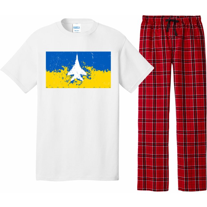 Ghost Of Kyiv Ukraine Flag Pajama Set