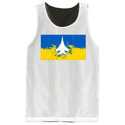 Ghost Of Kyiv Ukraine Flag Mesh Reversible Basketball Jersey Tank