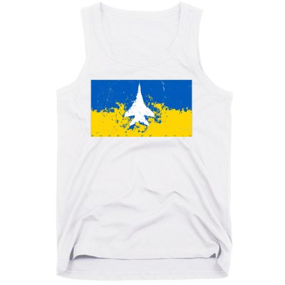 Ghost Of Kyiv Ukraine Flag Tank Top