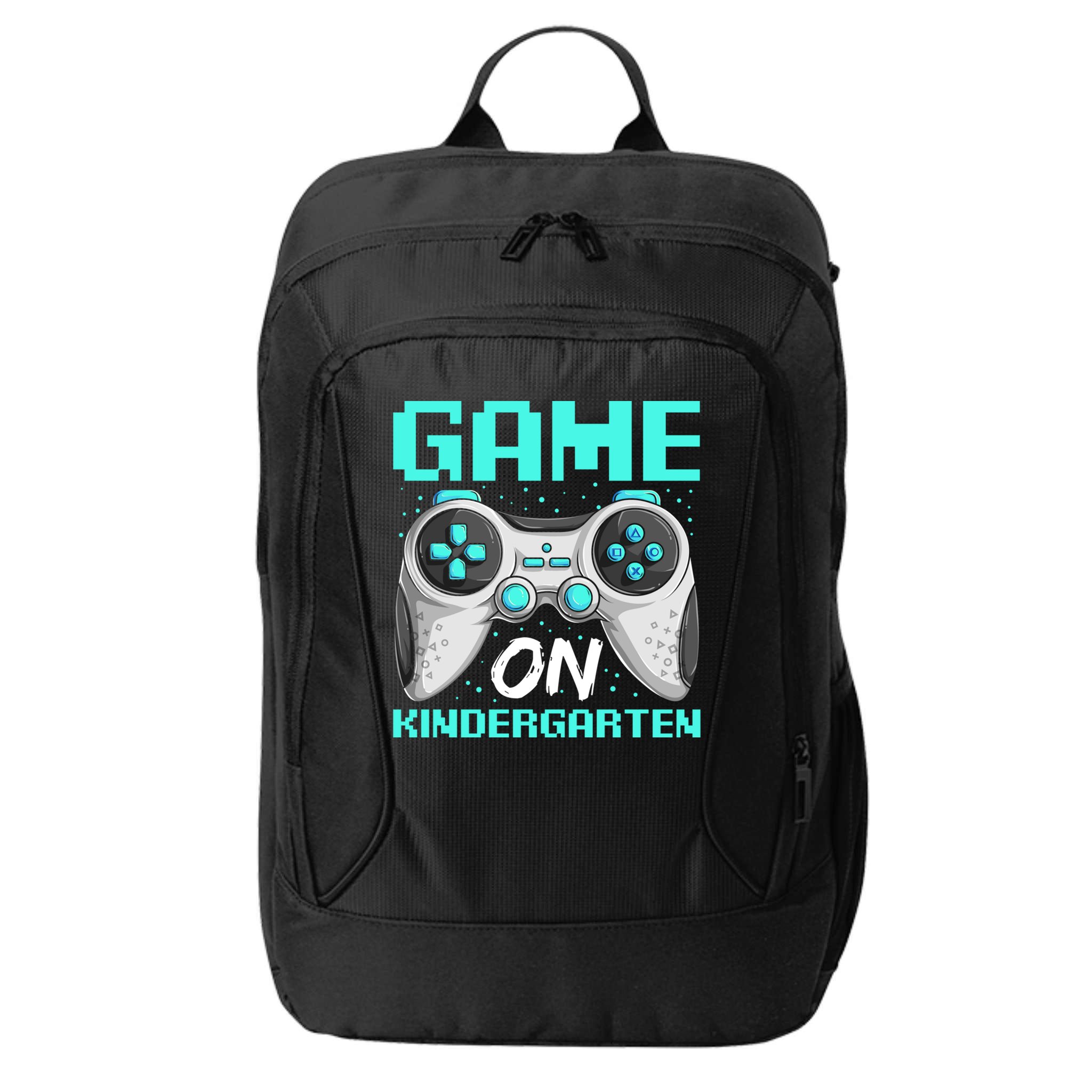 Game On Kindergarten Cute Gift Back School Video Gamer Gift City Backpack