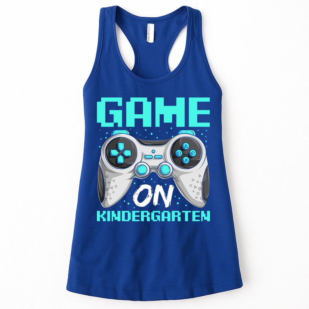 Game On Kindergarten Cute Gift Back School Video Gamer Gift Womens Tank Top