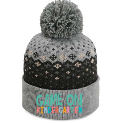 Game On Kindergarten Teacher And Students Funny Gift The Baniff Cuffed Pom Beanie