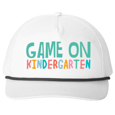 Game On Kindergarten Teacher And Students Funny Gift Snapback Five-Panel Rope Hat