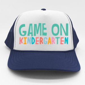 Game On Kindergarten Teacher And Students Funny Gift Trucker Hat